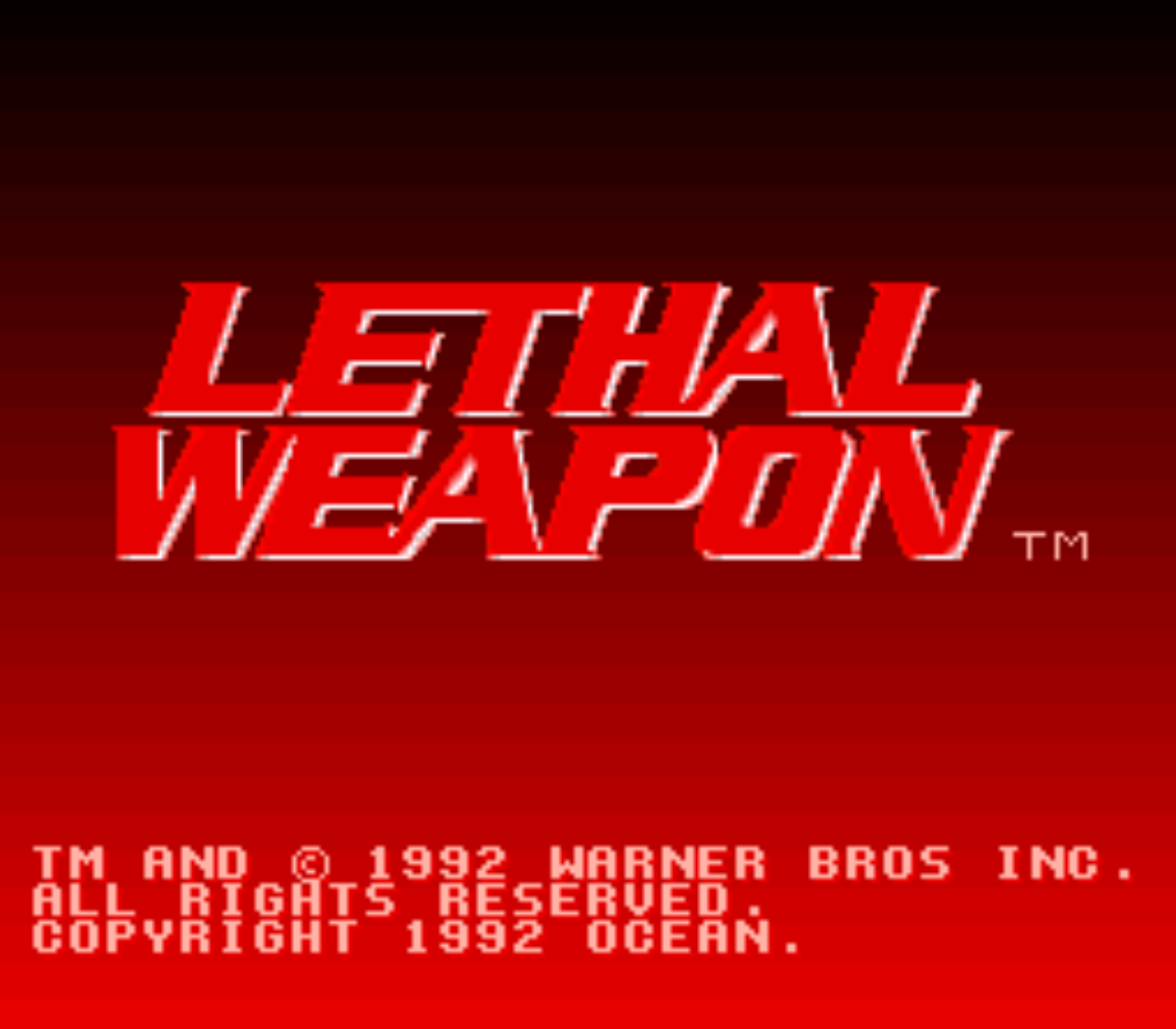 Lethal Weapon Title Screen